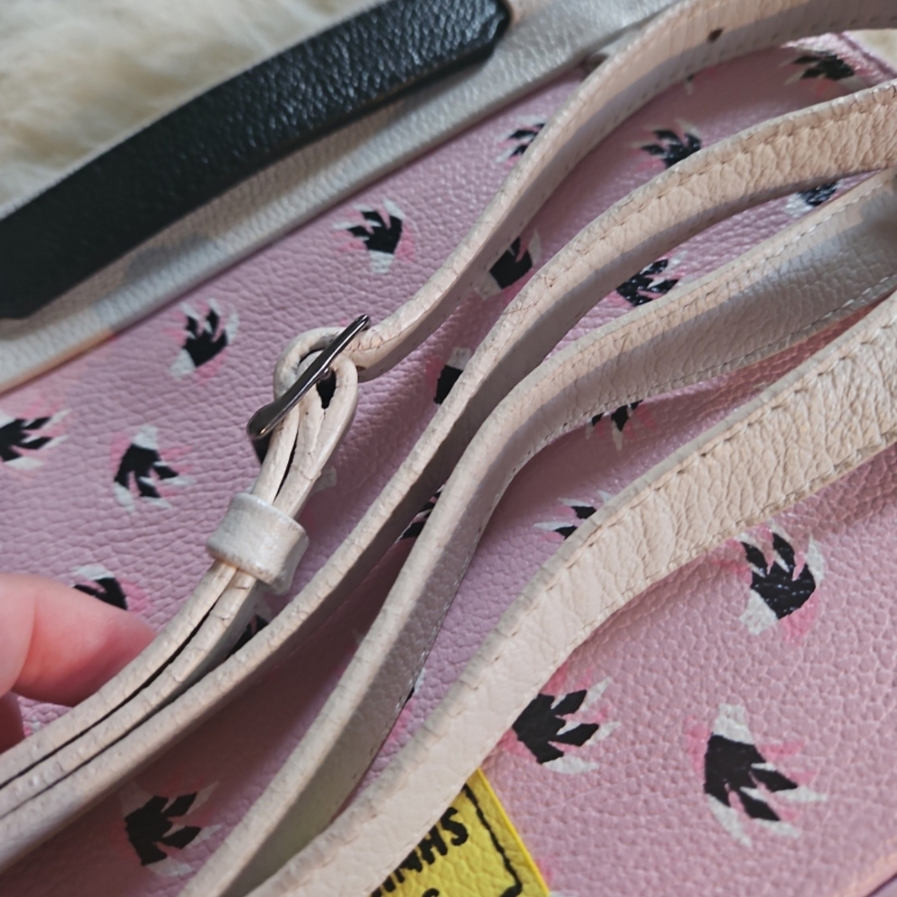 Min & Mon Pink and Black Crossbody Bag - Picture 6 of 11